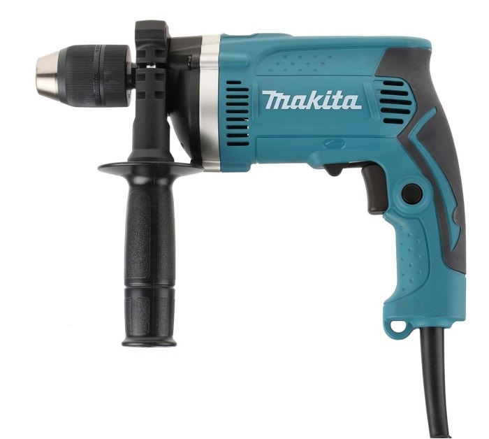 Makita 230V Corded Hammer Drill, Type G - British 3-Pin